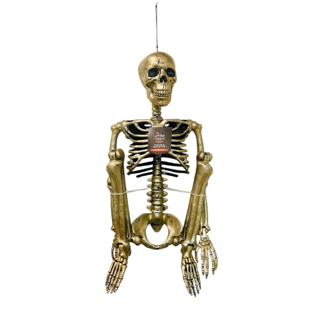 Hyde and EEK! 36" Posable Skeleton Halloween Decorative Prop - Picture 4 of 9